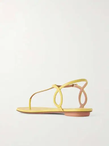 Aquazzura Almost Bare Leather Sandals | Thumbnail 3 Aquazzura Almost Bare Leather Sandals | Thumbnail 3