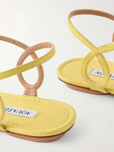 Aquazzura Almost Bare Leather Sandals | Thumbnail 5 Aquazzura Almost Bare Leather Sandals | Thumbnail 5