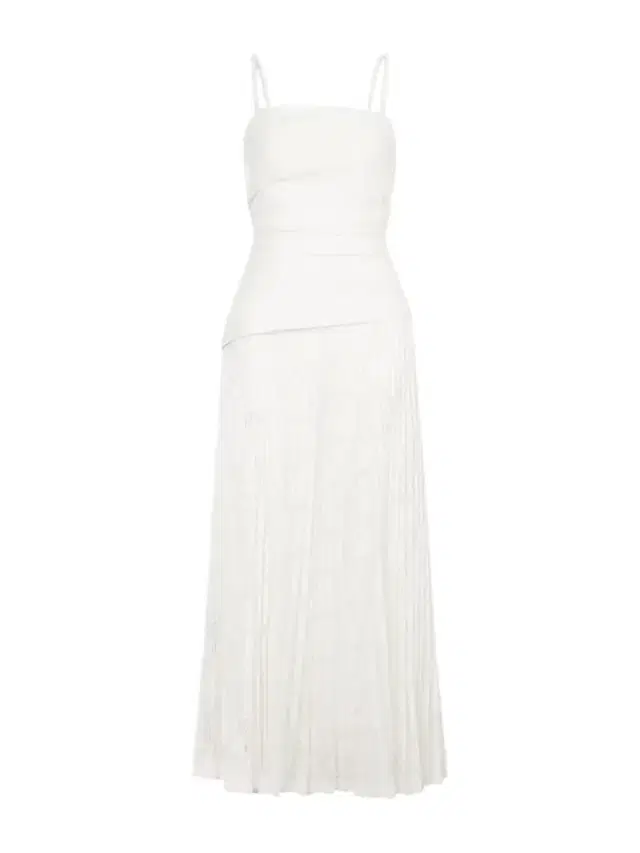 Annalise Pleated Lace And Cotton-poplin Midi Dress Annalise Pleated Lace And Cotton-poplin Midi Dress