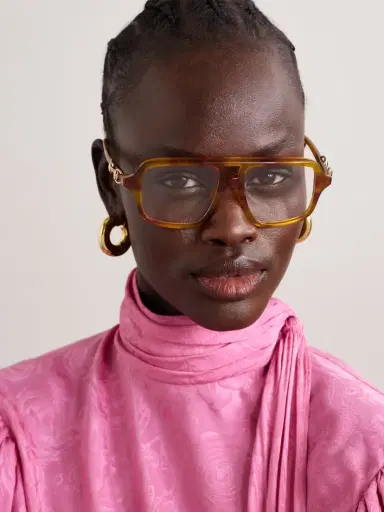 Gucci Eyewear Aviator-style Tortoiseshell Acetate Optical Glasses | Thumbnail 2 Gucci Eyewear Aviator-style Tortoiseshell Acetate Optical Glasses | Thumbnail 2