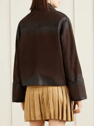 Loewe Distressed Suede Jacket | Thumbnail 4 Loewe Distressed Suede Jacket | Thumbnail 4