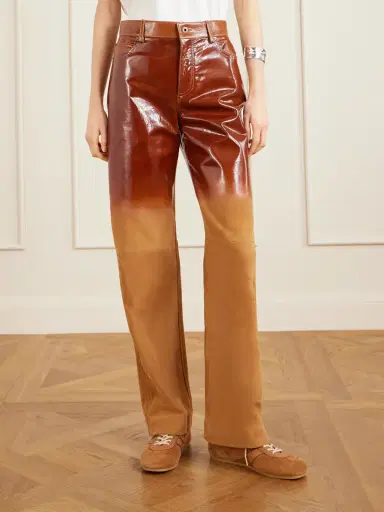 Loewe Dégradé Suede Straight-leg Pants | Thumbnail 3 Loewe Dégradé Suede Straight-leg Pants | Thumbnail 3
