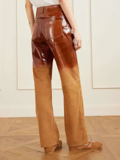 Loewe Dégradé Suede Straight-leg Pants | Thumbnail 4 Loewe Dégradé Suede Straight-leg Pants | Thumbnail 4