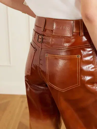 Loewe Dégradé Suede Straight-leg Pants | Thumbnail 5 Loewe Dégradé Suede Straight-leg Pants | Thumbnail 5