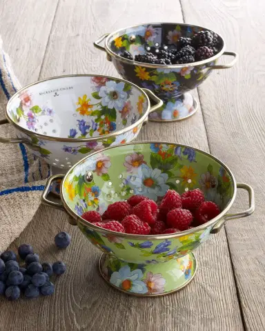 MacKenzie-Childs Small Flower Market Colander | Thumbnail 2 MacKenzie-Childs Small Flower Market Colander | Thumbnail 2