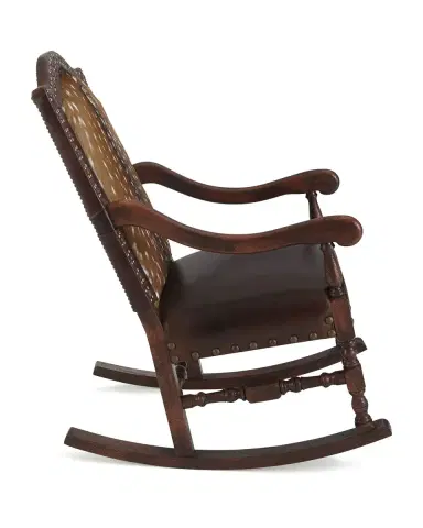 Old Hickory Tannery Jefferson Leather Rocking Chair | Thumbnail 4 Old Hickory Tannery Jefferson Leather Rocking Chair | Thumbnail 4