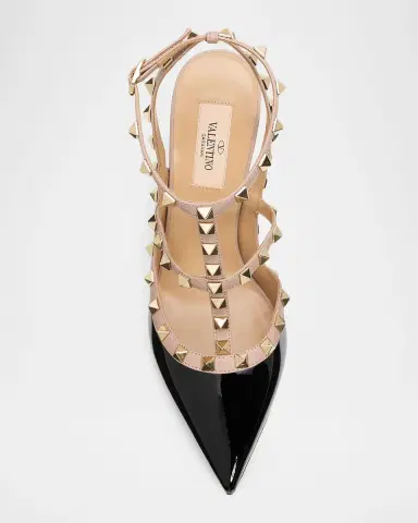 Valentino Garavani Rockstud 100mm Slingback High-Heel Pumps | Thumbnail 4 Valentino Garavani Rockstud 100mm Slingback High-Heel Pumps | Thumbnail 4
