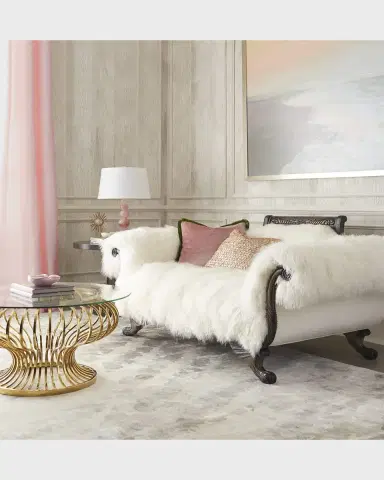 Old Hickory Tannery Sherwood Sheepskin Settee | Thumbnail 2 Old Hickory Tannery Sherwood Sheepskin Settee | Thumbnail 2