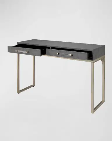 Jamie Young Kain Faux Shagreen Console Table | Thumbnail 3 Jamie Young Kain Faux Shagreen Console Table | Thumbnail 3