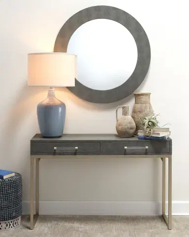 Jamie Young Kain Faux Shagreen Console Table | Thumbnail 4 Jamie Young Kain Faux Shagreen Console Table | Thumbnail 4