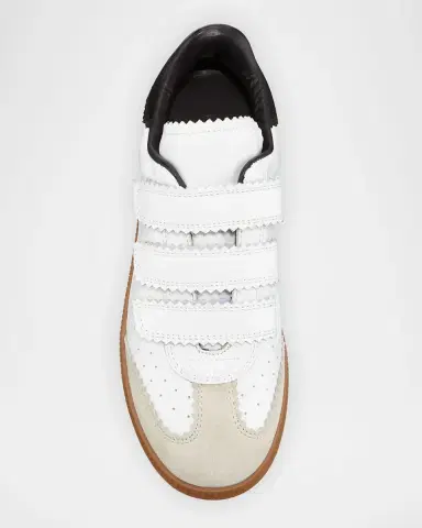 Isabel Marant Beth Perforated Leather Grip-Strap Sneakers | Thumbnail 2 Isabel Marant Beth Perforated Leather Grip-Strap Sneakers | Thumbnail 2
