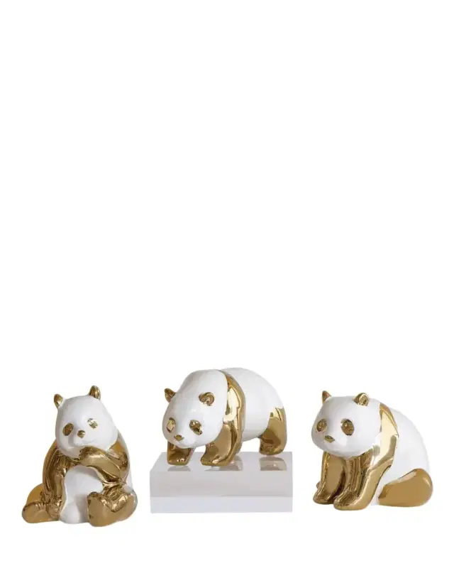 Panda Objects, Set of 3 Panda Objects, Set of 3