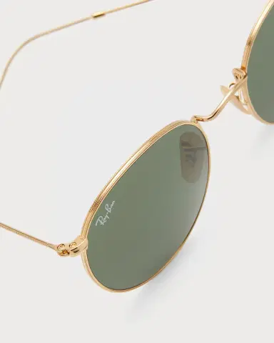 Ray-Ban Round Monochromatic Metal Sunglasses | Thumbnail 5 Ray-Ban Round Monochromatic Metal Sunglasses | Thumbnail 5