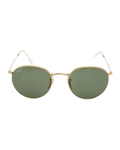 Ray-Ban Round Monochromatic Metal Sunglasses | Thumbnail 1 Ray-Ban Round Monochromatic Metal Sunglasses | Thumbnail 1