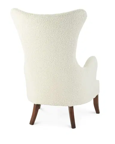 Old Hickory Tannery Ariana Faux Sheepskin Wing Chair | Thumbnail 4 Old Hickory Tannery Ariana Faux Sheepskin Wing Chair | Thumbnail 4
