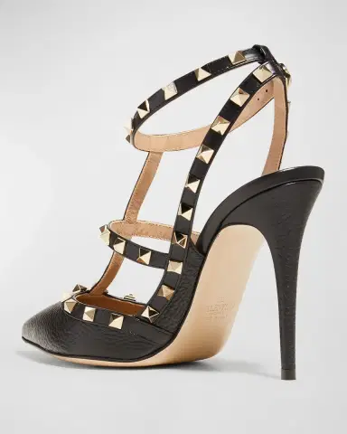 Valentino Garavani Rockstud Leather Caged Pump | Thumbnail 5 Valentino Garavani Rockstud Leather Caged Pump | Thumbnail 5
