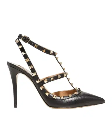 Valentino Garavani Rockstud Leather Caged Pump | Thumbnail 1 Valentino Garavani Rockstud Leather Caged Pump | Thumbnail 1