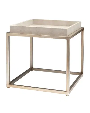 Jamie Young Jax Faux Shagreen Side Table | Thumbnail 1 Jamie Young Jax Faux Shagreen Side Table | Thumbnail 1