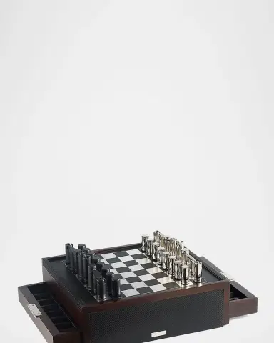 Ralph Lauren Home Sutton Carbon Fiber 5-in-1 Game Box | Thumbnail 2 Ralph Lauren Home Sutton Carbon Fiber 5-in-1 Game Box | Thumbnail 2