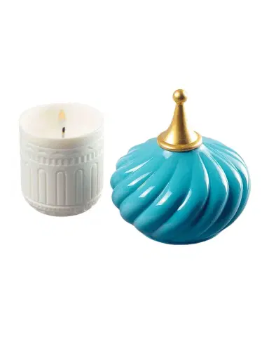Lladro Turquoise Spire 1001 Lights Candle | Thumbnail 1 Lladro Turquoise Spire 1001 Lights Candle | Thumbnail 1