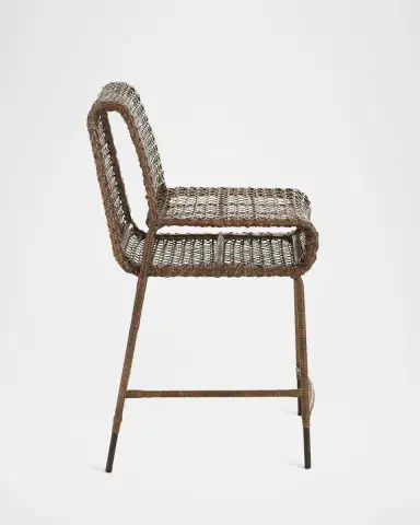 Arteriors Cameron Rattan Counter Stool, 25" | Thumbnail 3 Arteriors Cameron Rattan Counter Stool, 25" | Thumbnail 3