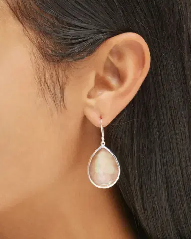 Ippolita Large Teardrop Earrings in Sterling Silver | Thumbnail 2 Ippolita Large Teardrop Earrings in Sterling Silver | Thumbnail 2