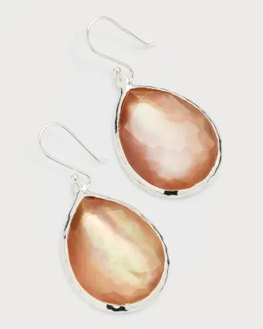 Ippolita Large Teardrop Earrings in Sterling Silver | Thumbnail 3 Ippolita Large Teardrop Earrings in Sterling Silver | Thumbnail 3