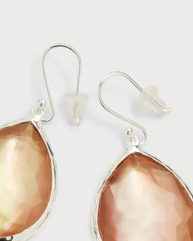 Ippolita Large Teardrop Earrings in Sterling Silver | Thumbnail 4 Ippolita Large Teardrop Earrings in Sterling Silver | Thumbnail 4