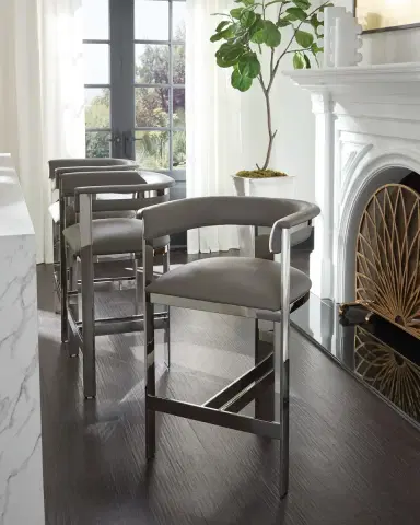 Interlude Home Darcy Counter Stool, 27" | Thumbnail 1 Interlude Home Darcy Counter Stool, 27" | Thumbnail 1