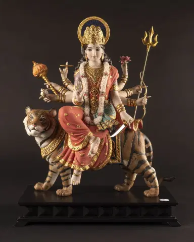 Lladro Goddess Durga Figurine | Thumbnail 3 Lladro Goddess Durga Figurine | Thumbnail 3