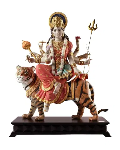 Lladro Goddess Durga Figurine | Thumbnail 1 Lladro Goddess Durga Figurine | Thumbnail 1
