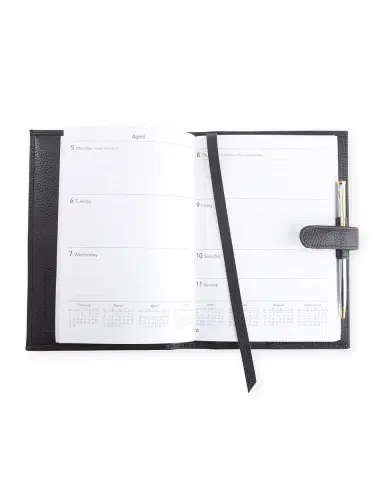 ROYCE New York Monogrammed Executive Weekly Leather Calendar Planner, Personalized | Thumbnail 3 ROYCE New York Monogrammed Executive Weekly Leather Calendar Planner, Personalized | Thumbnail 3