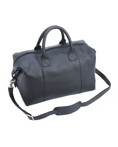 Royce New York Monogrammed Leather Overnight Duffel Bag, Personalized | Thumbnail 1 Royce New York Monogrammed Leather Overnight Duffel Bag, Personalized | Thumbnail 1