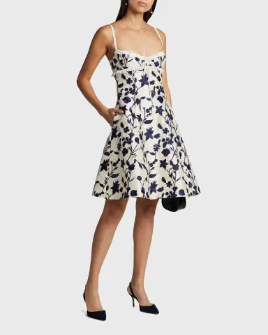 Manolo Blahnik Carolyne Suede Mid-Heel Slingback Pump | Thumbnail 2 Manolo Blahnik Carolyne Suede Mid-Heel Slingback Pump | Thumbnail 2