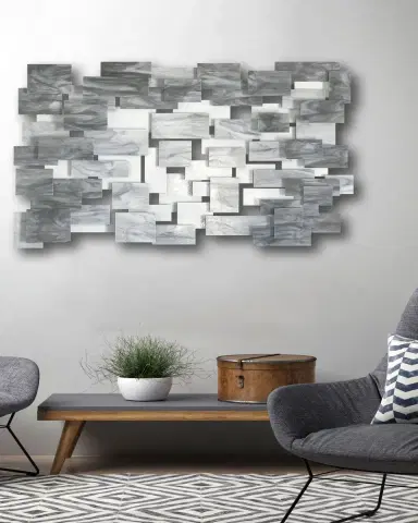 Karo Studios Glass and Metal Wall Sculpture | Thumbnail 2 Karo Studios Glass and Metal Wall Sculpture | Thumbnail 2