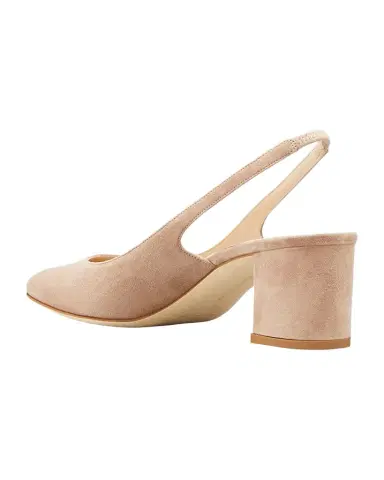 Manolo Blahnik 50mm Allurasa Suede Slingback Pump | Thumbnail 1 Manolo Blahnik 50mm Allurasa Suede Slingback Pump | Thumbnail 1