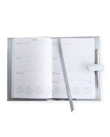 ROYCE New York Monogrammed Executive Weekly Leather Calendar Planner, Personalized | Thumbnail 2 ROYCE New York Monogrammed Executive Weekly Leather Calendar Planner, Personalized | Thumbnail 2