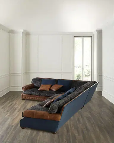 Old Hickory Tannery Brazos Left Return Sectional Sofa | Thumbnail 2 Old Hickory Tannery Brazos Left Return Sectional Sofa | Thumbnail 2