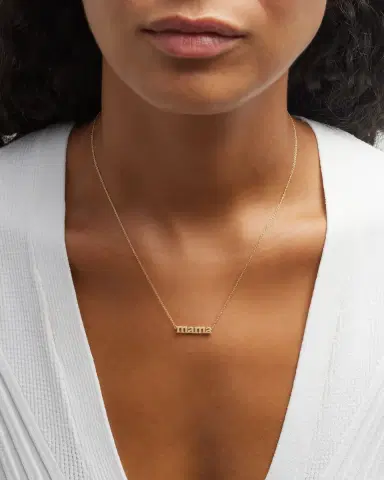 Jennifer Meyer 18k Mama Pendant Necklace | Thumbnail 2 Jennifer Meyer 18k Mama Pendant Necklace | Thumbnail 2