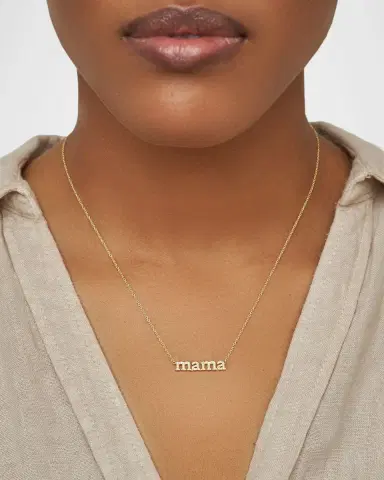 Jennifer Meyer 18k Diamond Mama Necklace | Thumbnail 2 Jennifer Meyer 18k Diamond Mama Necklace | Thumbnail 2