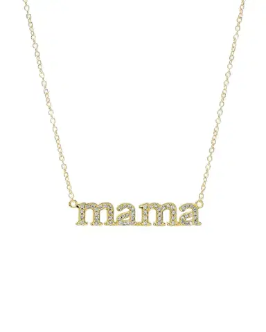 Jennifer Meyer 18k Diamond Mama Necklace | Thumbnail 1 Jennifer Meyer 18k Diamond Mama Necklace | Thumbnail 1