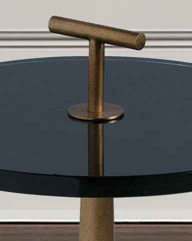 Port 68 Toronto Brass Accent Table | Thumbnail 3 Port 68 Toronto Brass Accent Table | Thumbnail 3