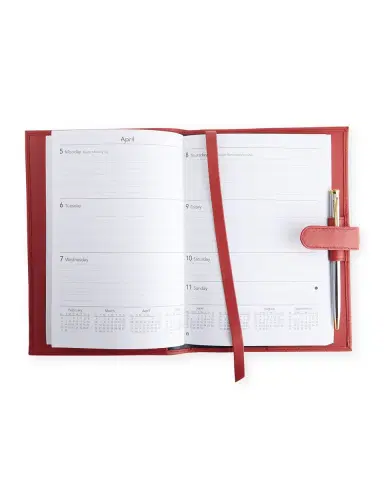 Royce New York Monogrammed Executive Weekly Leather Calendar Planner, Personalized | Thumbnail 2 Royce New York Monogrammed Executive Weekly Leather Calendar Planner, Personalized | Thumbnail 2