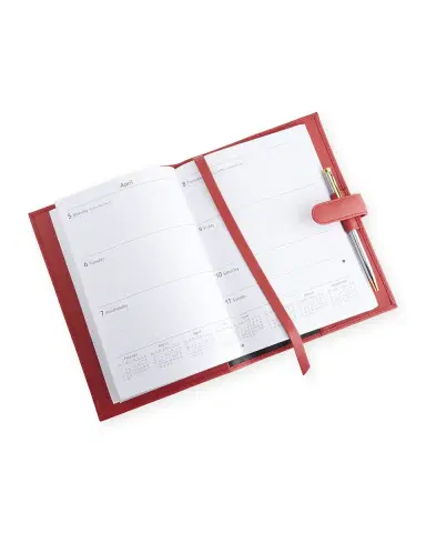 Royce New York Monogrammed Executive Weekly Leather Calendar Planner, Personalized | Thumbnail 3 Royce New York Monogrammed Executive Weekly Leather Calendar Planner, Personalized | Thumbnail 3