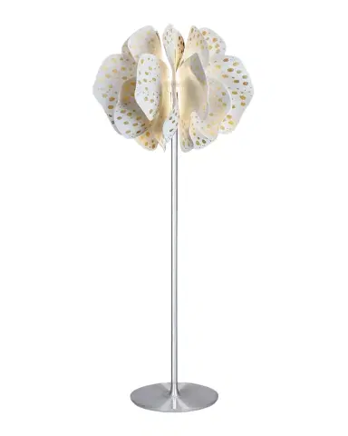 Lladro Nightbloom White Gold Floor Lamp | Thumbnail 1 Lladro Nightbloom White Gold Floor Lamp | Thumbnail 1