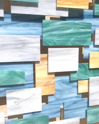 Karo Studios Glass and Metal Wall Sculpture | Thumbnail 3 Karo Studios Glass and Metal Wall Sculpture | Thumbnail 3