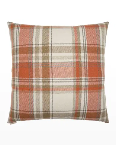 D.V. KAP Home Tartan Decorative Feather/Down Pillow - 24" | Thumbnail 2 D.V. KAP Home Tartan Decorative Feather/Down Pillow - 24" | Thumbnail 2