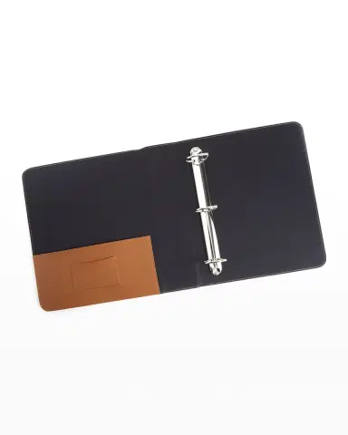 ROYCE New York Personalized Leather 2" Ring Binder | Thumbnail 2 ROYCE New York Personalized Leather 2" Ring Binder | Thumbnail 2