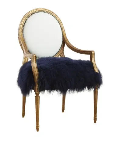 Old Hickory Tannery Karley Sheepskin Chair | Thumbnail 1 Old Hickory Tannery Karley Sheepskin Chair | Thumbnail 1