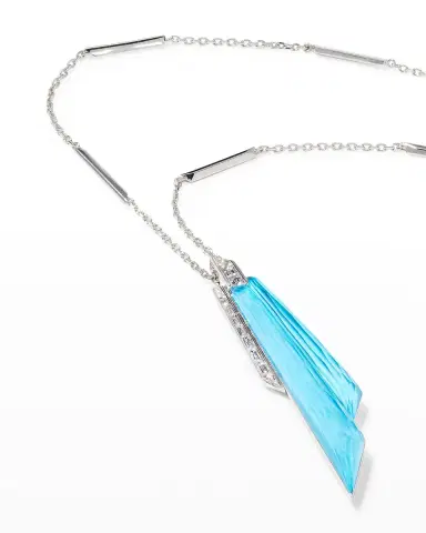 Stephen Webster Shard Pendant Necklace with Turquoise Clear Quartz | Thumbnail 2 Stephen Webster Shard Pendant Necklace with Turquoise Clear Quartz | Thumbnail 2